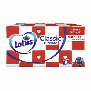Red Classic Pure White - Lotus Paper