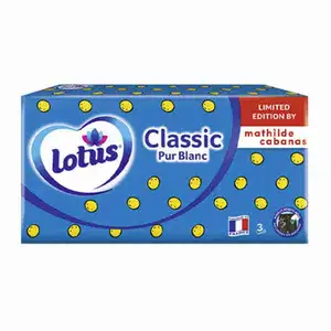 Blue Classic Pure White - Lotus Tissue