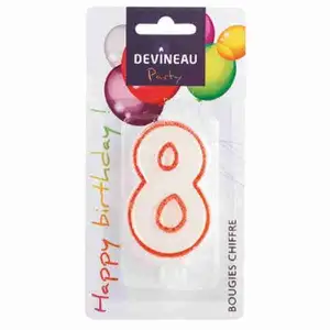 Birthday Candle Number 8 - Devineau