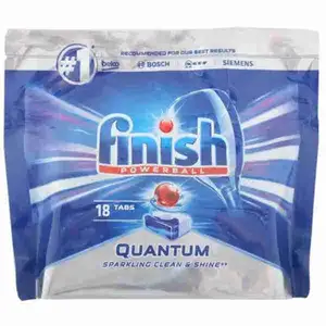 Powerball Quantum Sparkling Clean and Shine Dishwasher Tabs - Finish