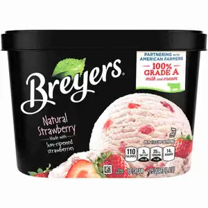 Natural Strawberry Ice Cream - Breyers