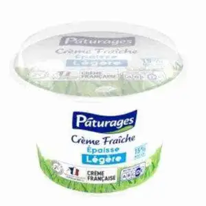 Light Thick Cream 15% Fat - Pâturages
