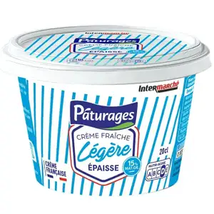 Light Fresh Cream 15% Fat - Pâturages