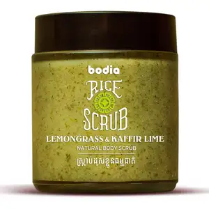 Body Rice Scrub - Lemongrass & Kaffir Lime - Bodia
