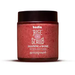 Body Rice Scrub - Gentle Jasmine & Rose - Bodia