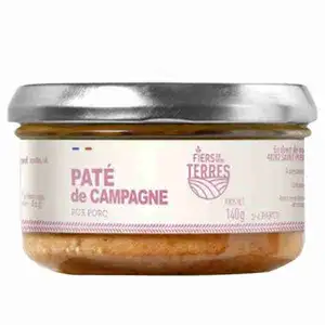 Country Pâté Pure Pork - Fiers Terres