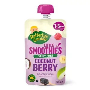 Baby Smooth for 1-5 Years, Coconut Berry No Added Sugar - Rafferty's Garden