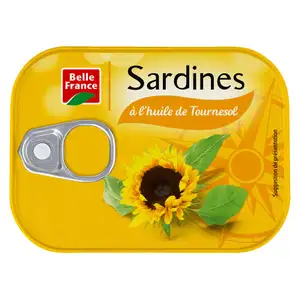 Sardines in Sunflower Oil - Belle France