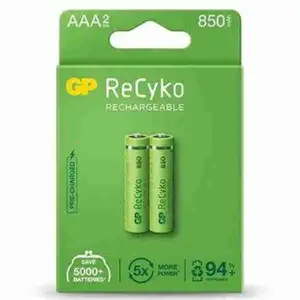 Rechargeable Battery AAA 850mAh- GP ReCyKo