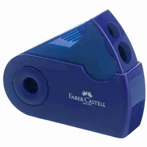 Blue Double Hole Sharpener - Faber-Castell