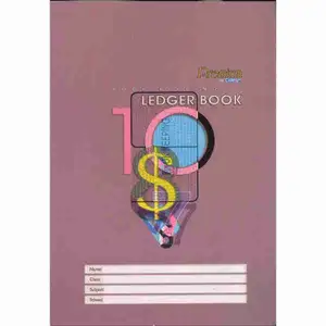 A4 Purple Ledger Book - Campap