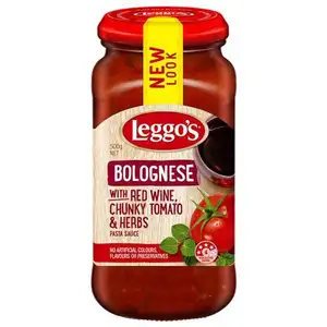 Bolognese with Red Wine, Chunky Tomato & Herbs Pasta Sauce - Leggo's