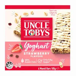 Yogurt Strawberry Muesli Bars - Uncle Tobys