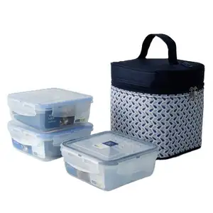 Square Container with Bag - Super Lock
