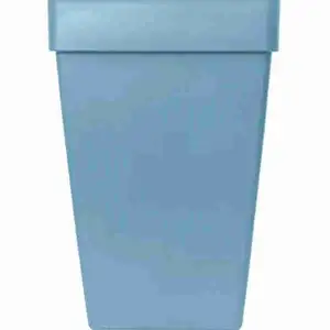 Santorini Biodegradable Square Pot (Morandi Blue) - Baba