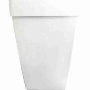 Santorini Biodegradable Square Pot (White) - Baba