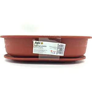 Brown Pot and Saucer - Baba