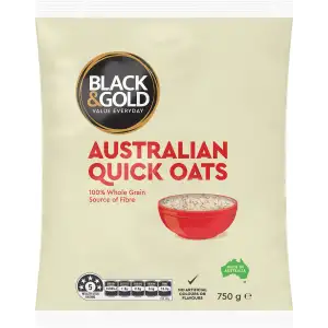 Quick Oats - Black & Gold
