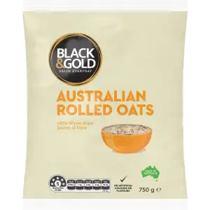 Rolled Oats - Black & Gold