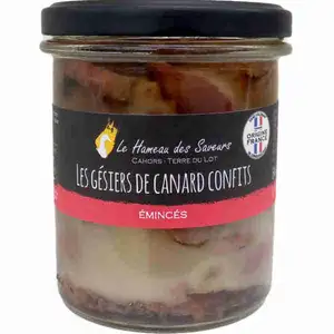Sliced Duck Gizzard Confit - Le Hameau des Saveurs
