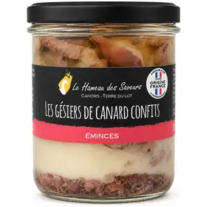 Sliced Duck Gizzard Confit - Le Hameau des Saveurs