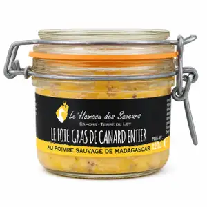 Whole Duck Foie Gras with Wild Madagascar Pepper - Le Hameau des Saveurs