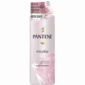 Micellar Detox & Hydrate Rose Water Extract Scalp Shampoo - Pantene