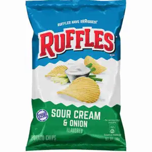 Sour Cream & Onion Flavoured Potato Chips - Ruffles