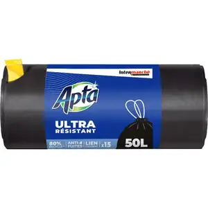 Ultra Resistant Drawstring Garbage Bag - Apta