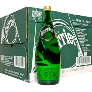 Carbonated Natural Mineral Water Glass Bottle - Perrier