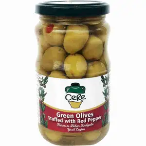 Green Olives Stuffed with Red Pepper - Cere