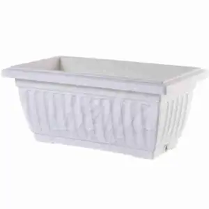 Biodegradable Planter Box (White) - Baba