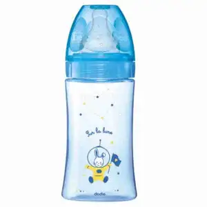 Initiation Bottle Blue 270ml for 0-6m - Dodie