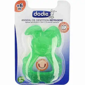 Teether Cooler Rabbit Green for 6m+ - Dodie
