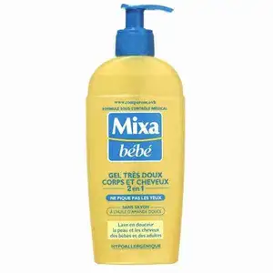 Very Gentle Baby Shower Gel 2 In 1 Body and Hair - Mixa