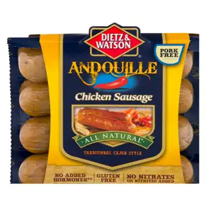 Gluten Free Andouille Chicken Sausage - Dietz & Watson