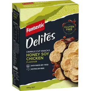 Honey Soy Chicken Crinkle Cut Snacks - Fantastics