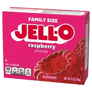 Raspberry Gelatin Dessert - Jell-O