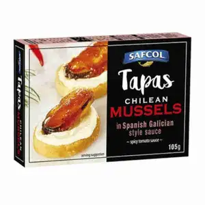 Tapas Chilean Mussels in Spanish Galician - Safcol