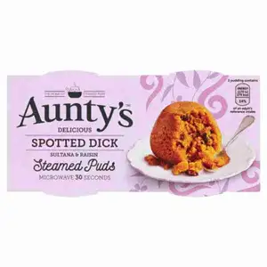 Spotted Dick Steamed Puds - Aunty's