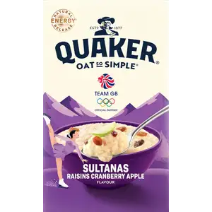 Sultanas Rasisin Cranberry Apple Oats - Quaker