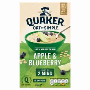 100% Wholegrain Apple & Blueberry - Quaker