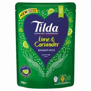 Gluten Free Basmati Rice Lime & Coriander - Tilda