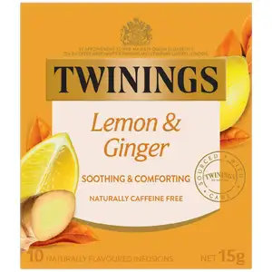 Lemon & Ginger Flavoured Infusion Tea - Twinings