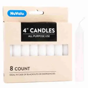4'' Candles All Purpose Use - NuValu