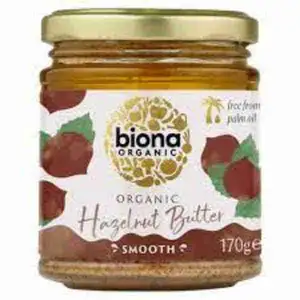 Organic Smooth Hazelnut Butter - Biona Organic