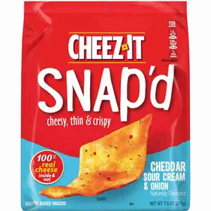 Snap'd Cheddar, Sour Cream & Onion Crackers - Cheez It