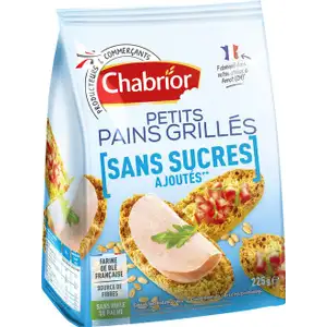 Grilled Bread Roll No Added Sugar - Chabrior