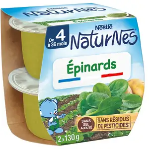 Spinach No Added Sugar from 4 Months - Nestlé