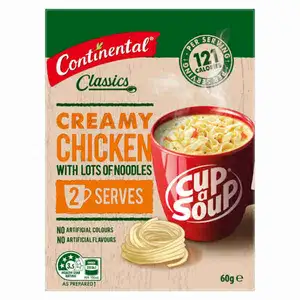 Creamy Chicken with lots of Noodles - Continental